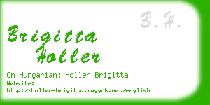 brigitta holler business card